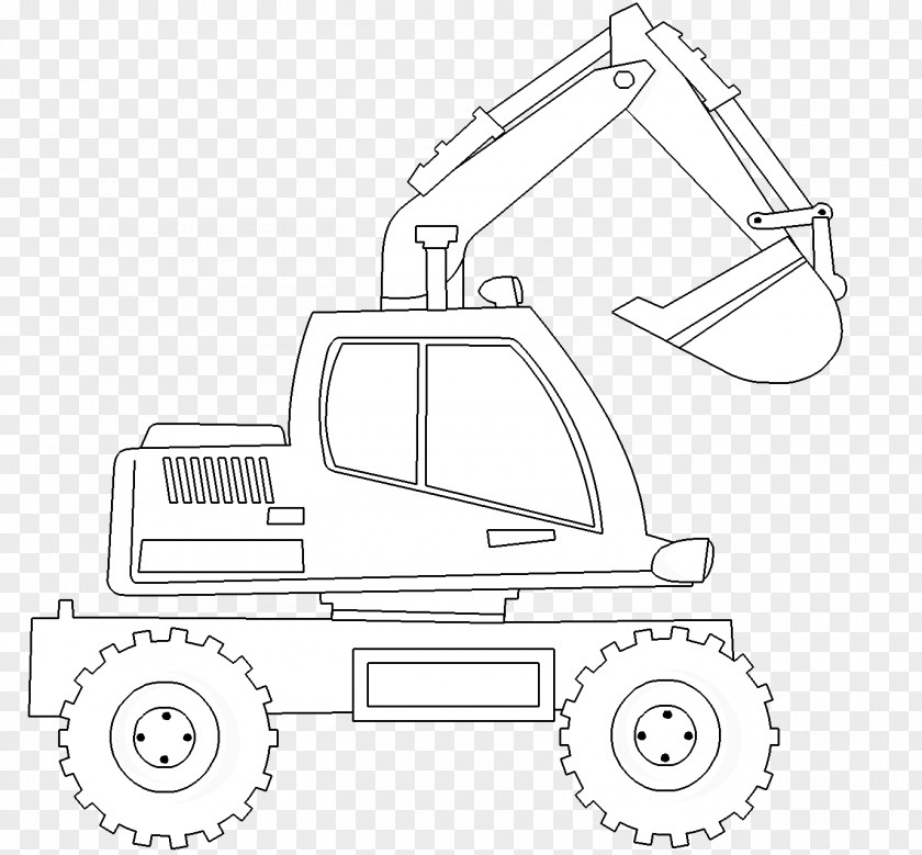 Bulldozer Car Motor Vehicle Transport Drawing PNG