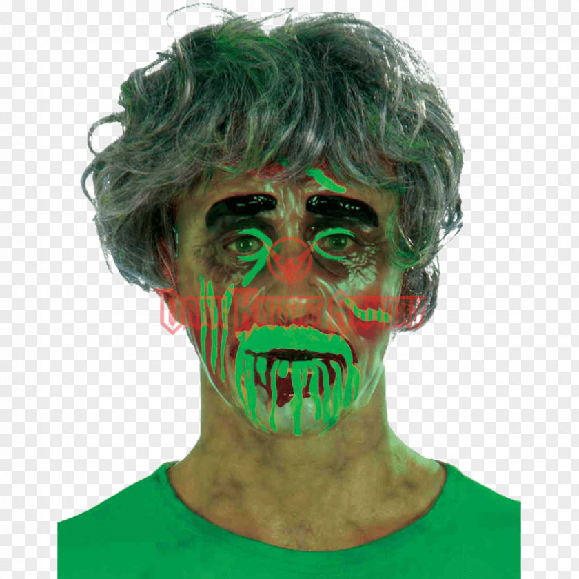 Ghoul Mask Forehead Jaw Biological Hazard Male PNG