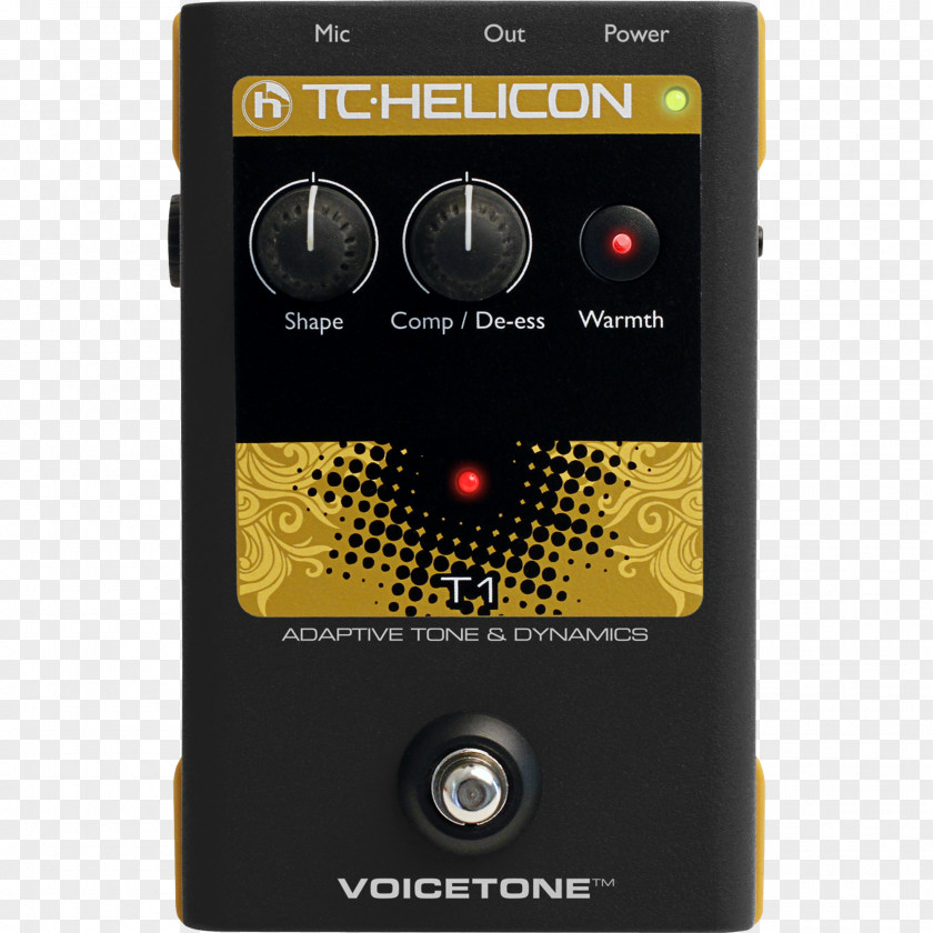 Megaphone Effects Processors & Pedals TC-Helicon VoiceTone D1 X1 C1 PNG
