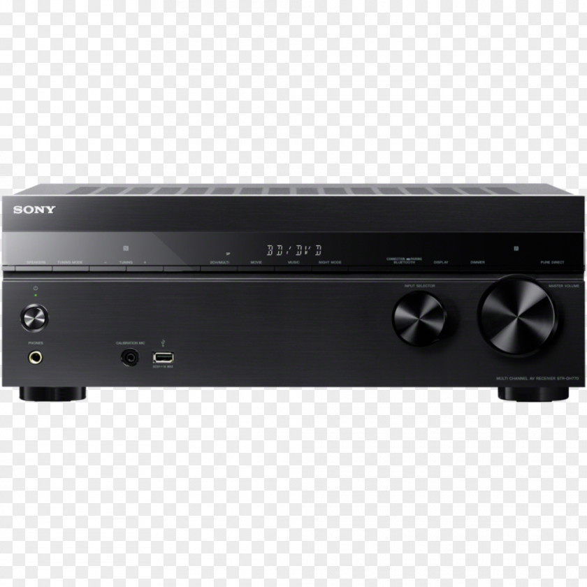 Sony AV Receiver Home Theater Systems STR-DH770 STR-DH550 PNG