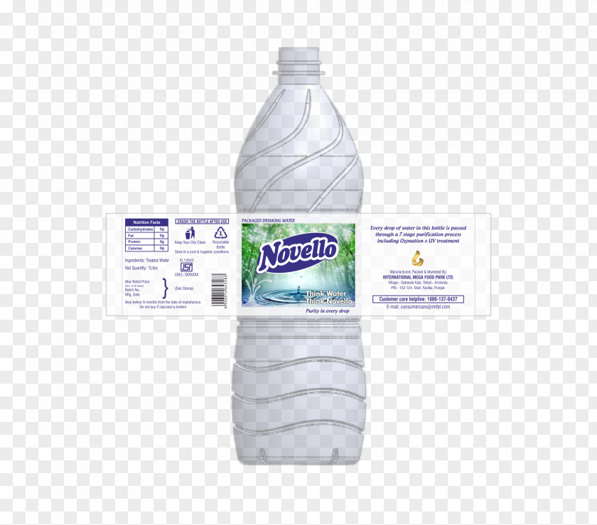 Water Bottles Mineral Label Bottled PNG
