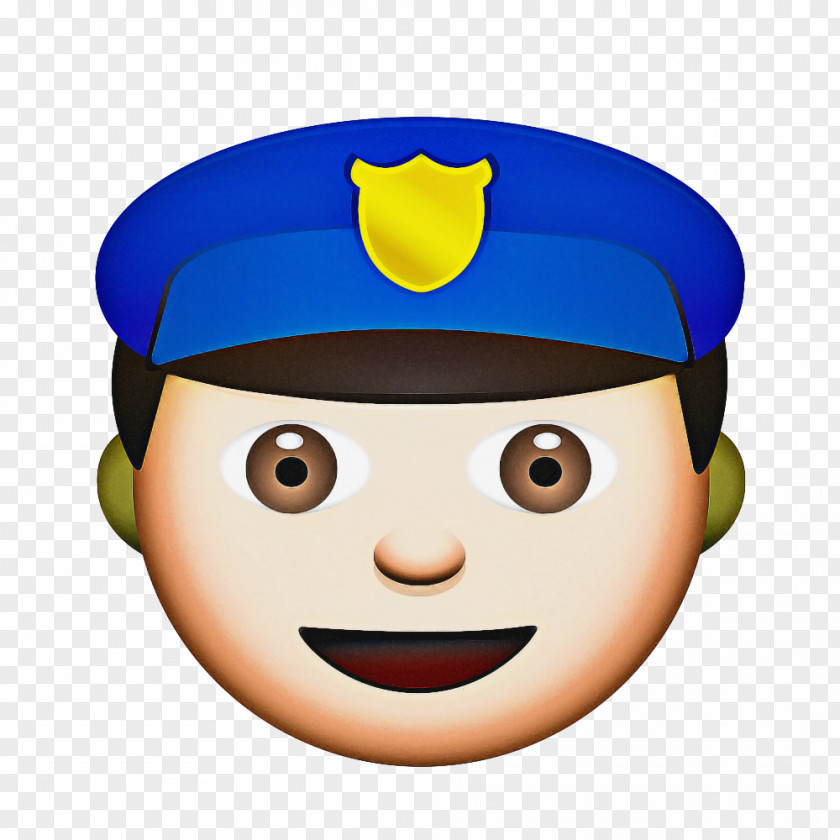 Gesture Happy Police Emoji PNG