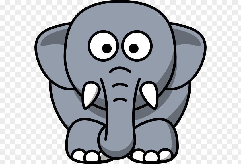 Grey Elephant Cliparts Cartoon Drawing Clip Art PNG