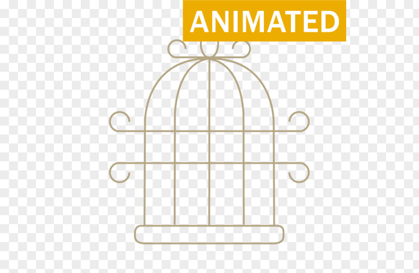Cage Gold Animated Film Clip Art PNG
