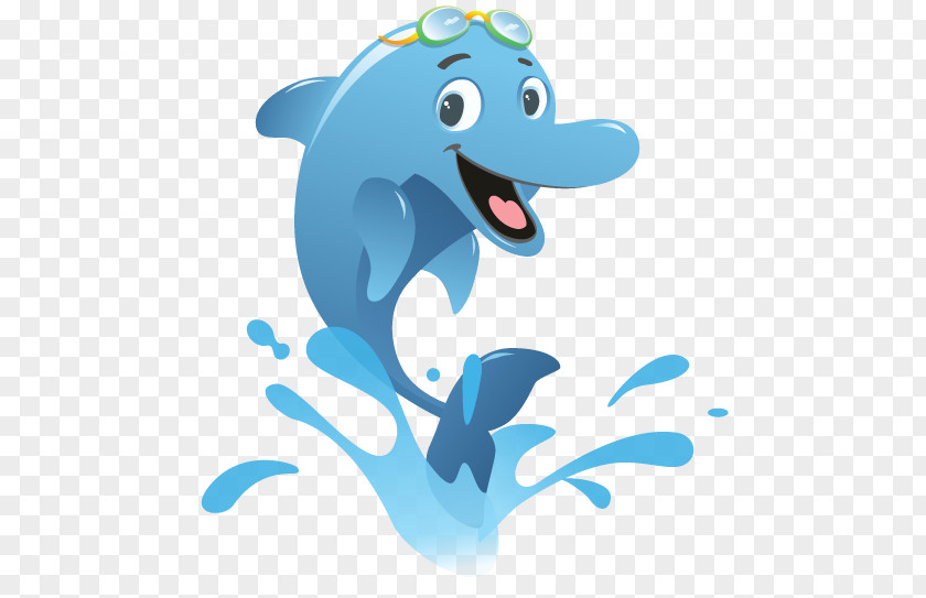 Cartoon Animals Spinner Dolphin Common Bottlenose Clip Art PNG