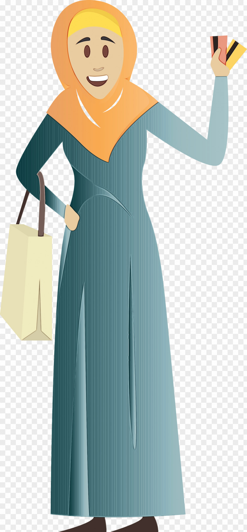 Clothing Dress Turquoise Blue Teal PNG
