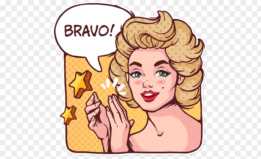 Marilyn Monroe Sticker Telegram Clip Art PNG