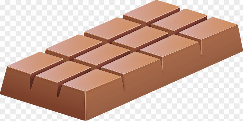 Rectangle Fudge Chocolate Bar PNG