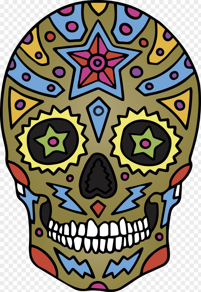 Skull Mexico Cinco De Mayo PNG