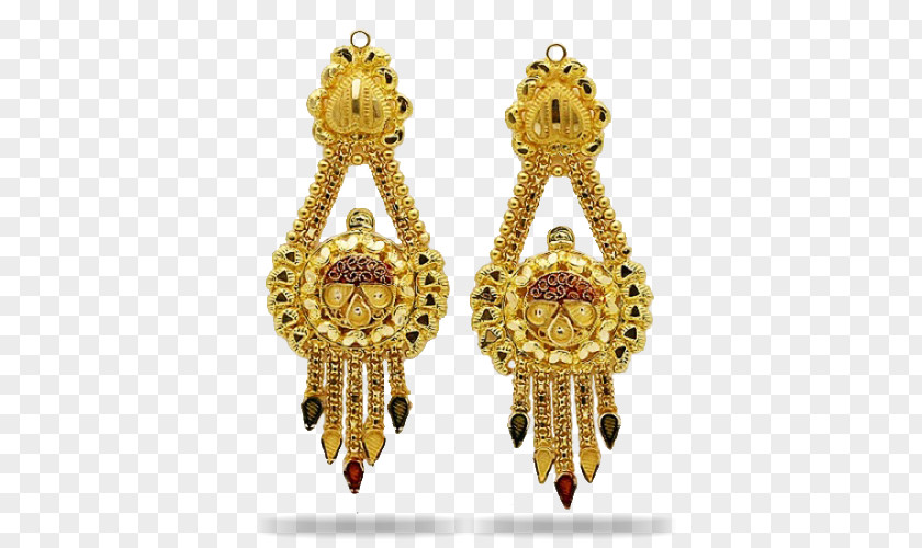 Gold Earring Кафф Plating Jewellery PNG