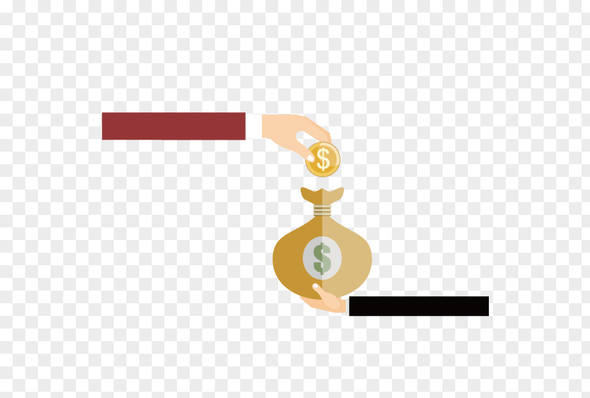 Holding Purse Coin Gold Bag PNG