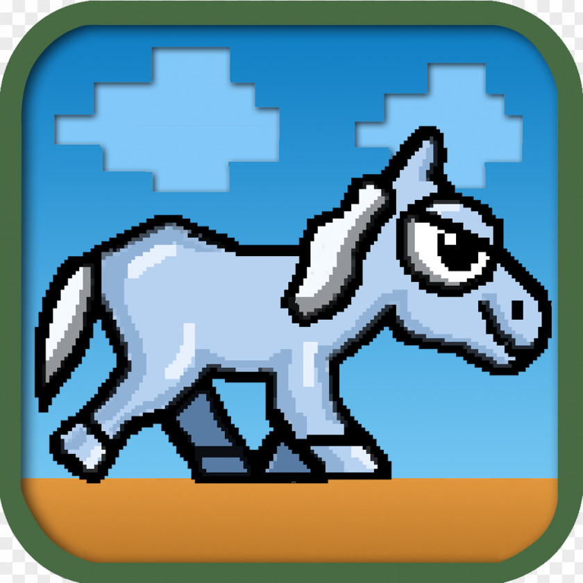 Mustang Donkey Halter Clip Art Illustration PNG