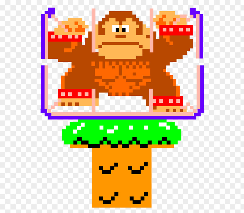Pacman Pixel Donkey Kong NES Remix Line Google Play Clip Art PNG