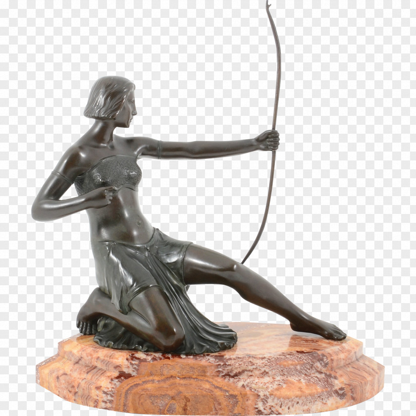 Statue Bronze Sculpture Female Bust Lady PNG