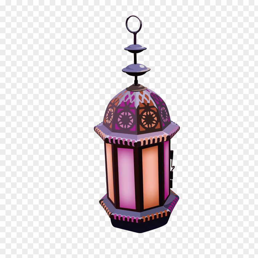 Vector Islam Ornaments Lantern Lamp PNG