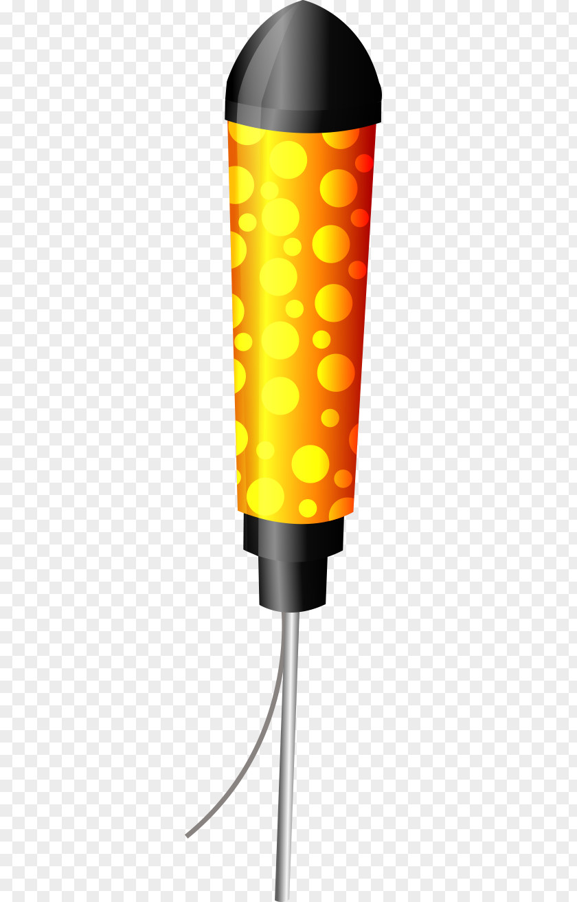 Vector Orange Fireworks Firecracker Clip Art PNG