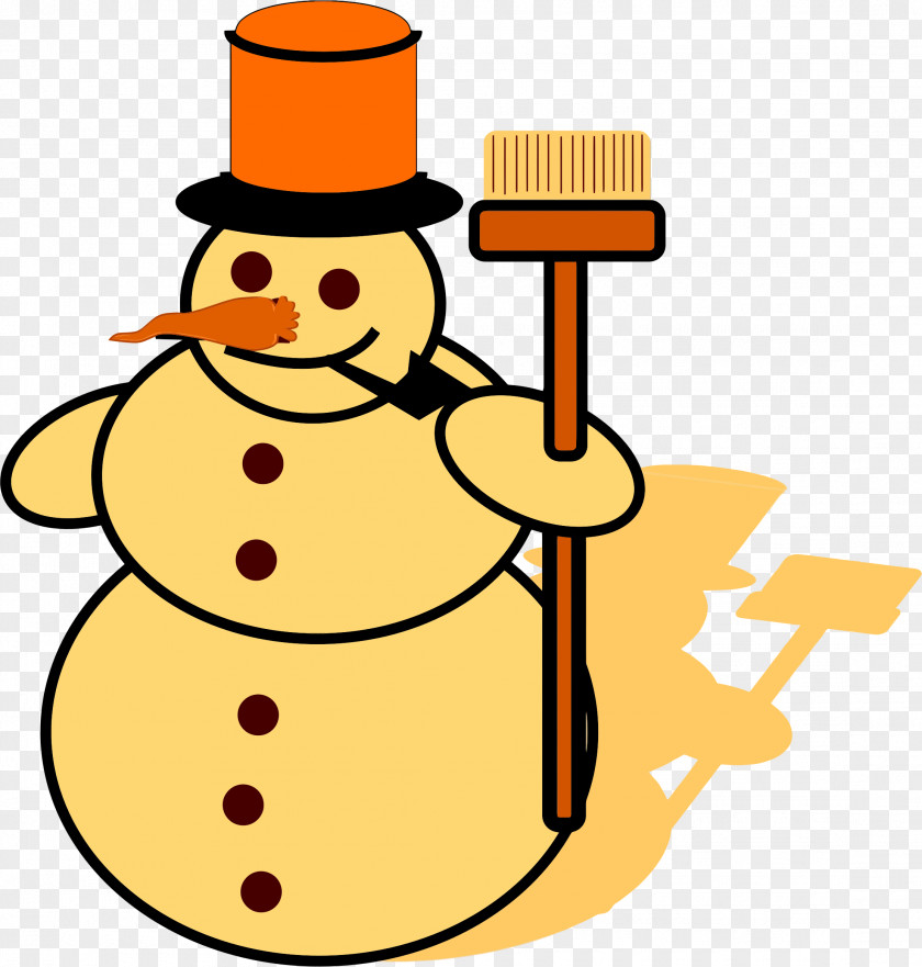 Yellow Snowman Cliparts Clip Art PNG