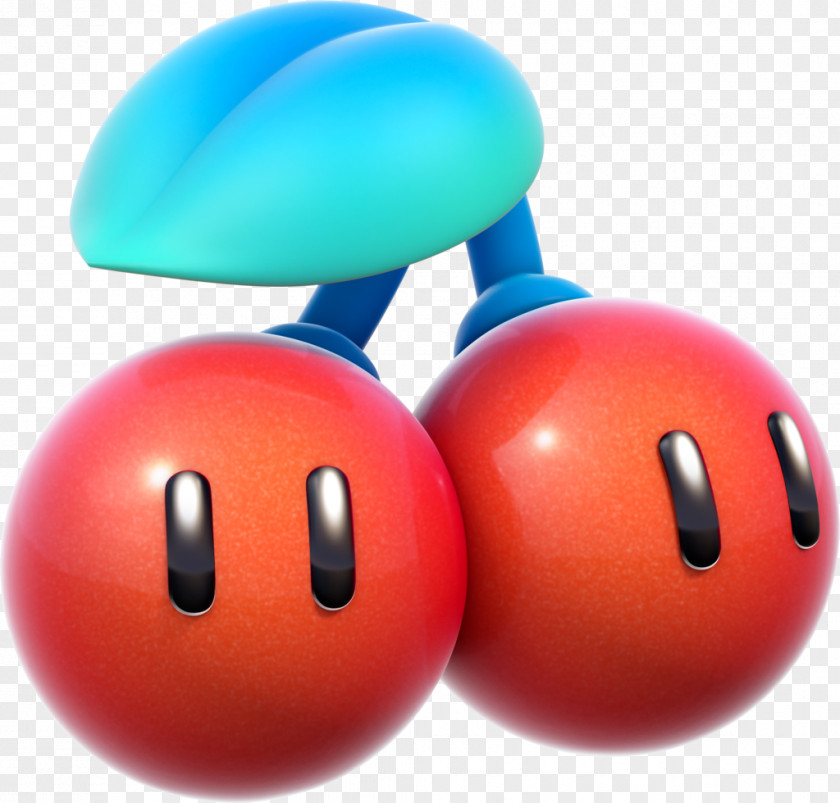 3D Cartoon Cherry Super Mario World Bros. 3 New Wii Land PNG