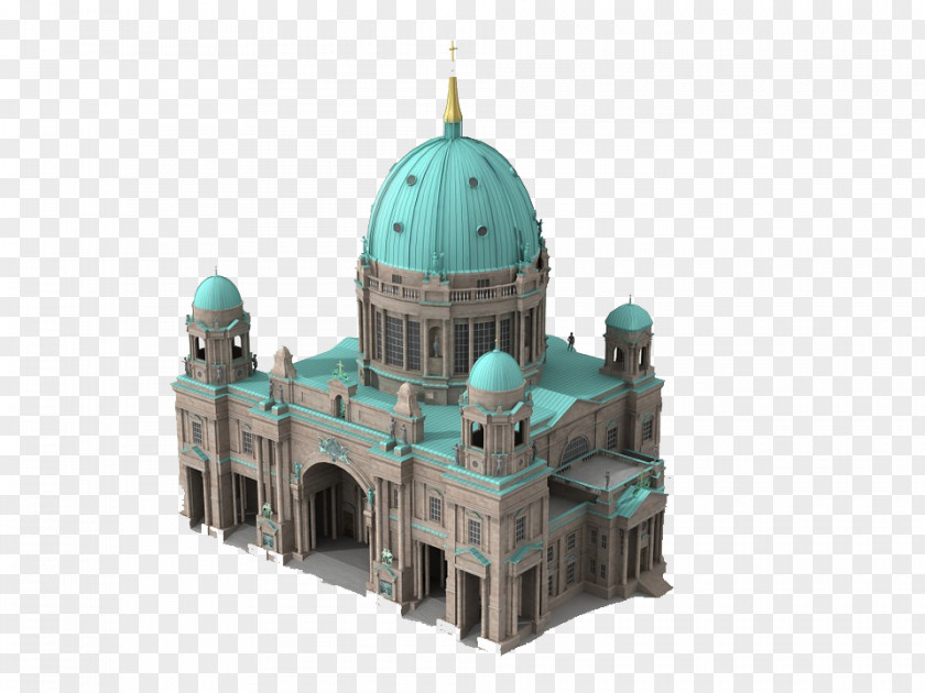 A Plan View Of The Church Berlin Cathedral Pixabay Illustration PNG