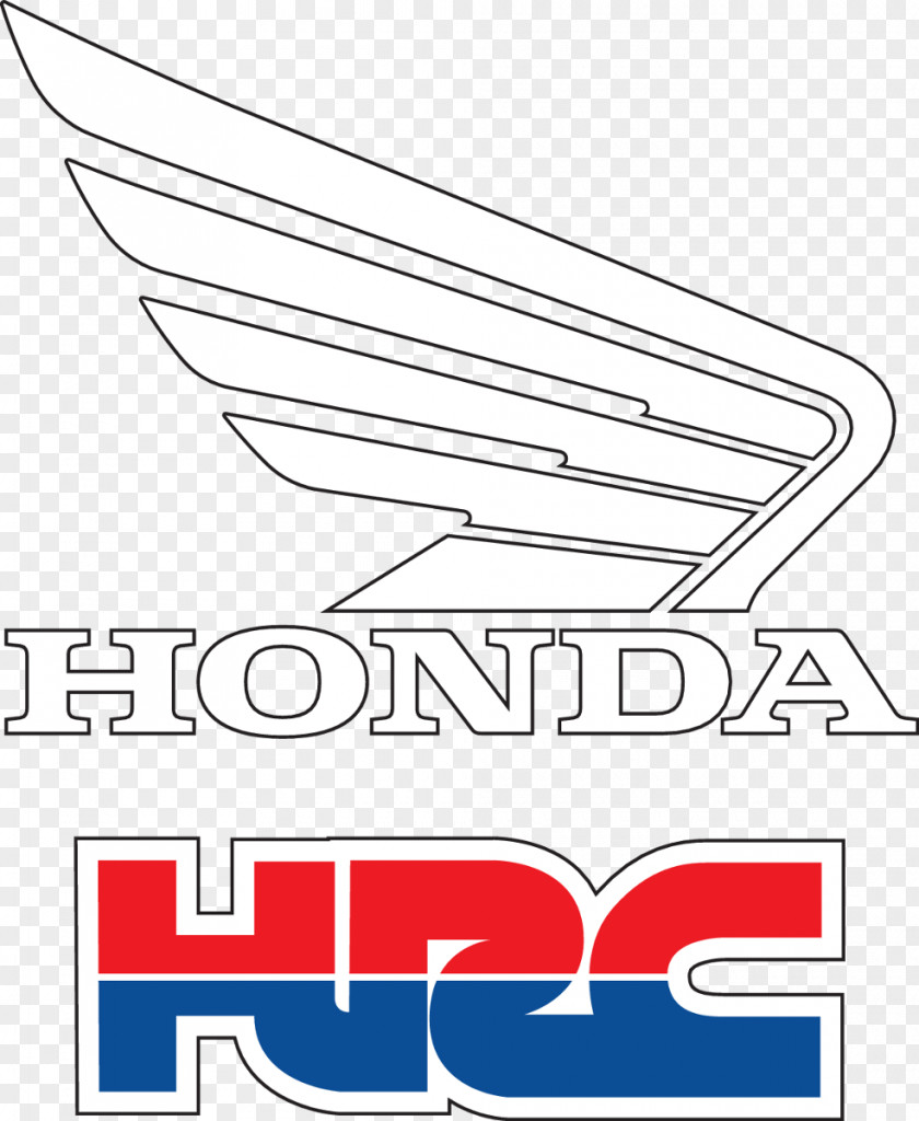 Honda Racing Corporation Motorcycle Sticker Brand PNG