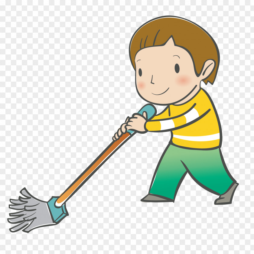 Mopping The Boy Floor Cartoon Clip Art PNG