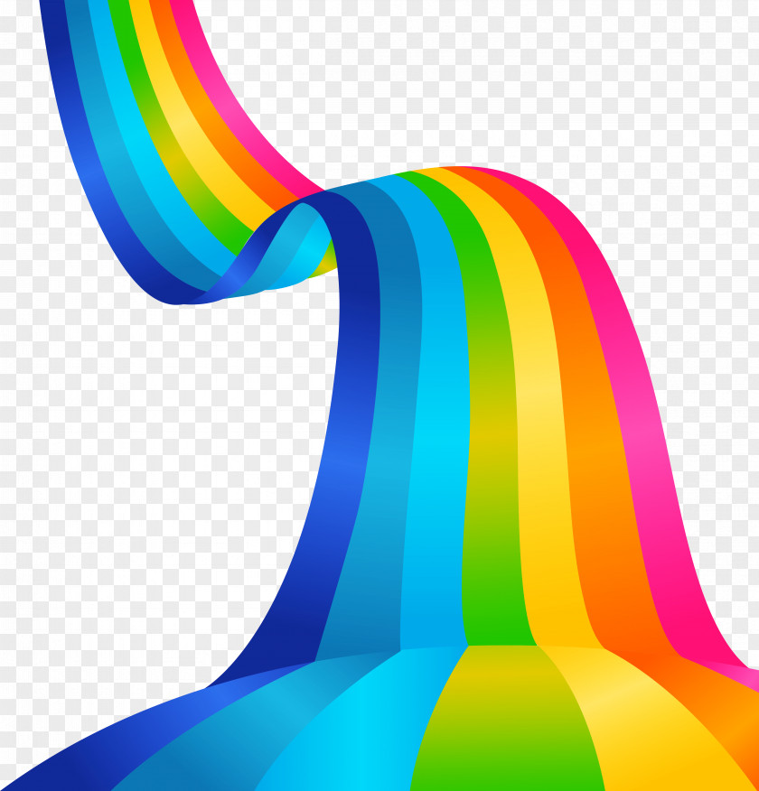 Rainbow Road Color PNG
