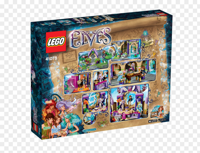 Toy Amazon.com LEGO 41078 Elves Skyra's Mysterious Sky Castle Lego PNG