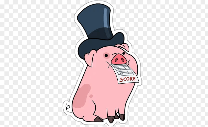 Waddles Mabel Pines Guinea Pig Domestic Dipper PNG