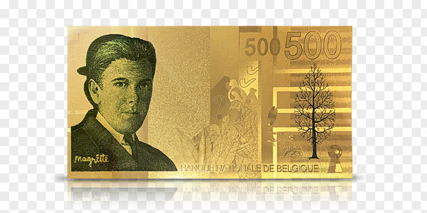 Banknote Gold Carat Belgian Franc Coin PNG