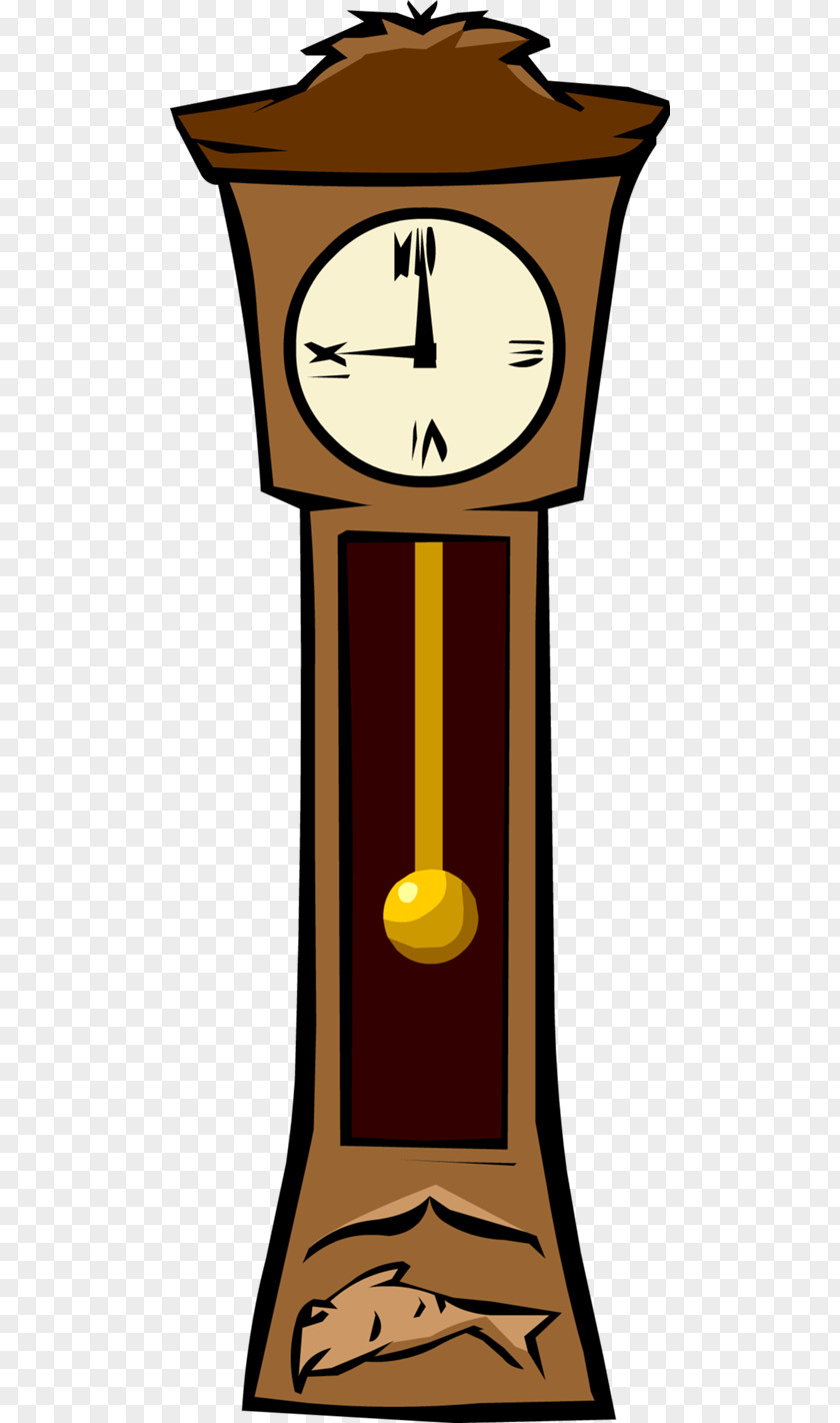 Cartoon Grandfather Cliparts Club Penguin Longcase Clock Clip Art PNG