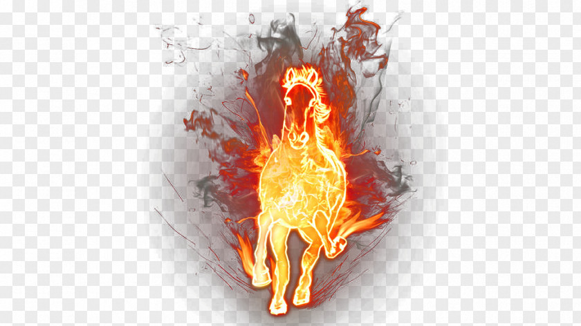 Fire Horse Flame Download PNG
