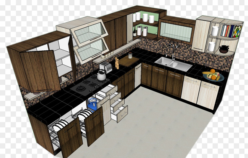 Kitchen Interior Design Services Surabaya Table Malang PNG