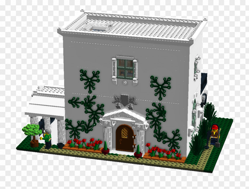 Neoclassical Building Balcony House Lego Ideas Storey PNG