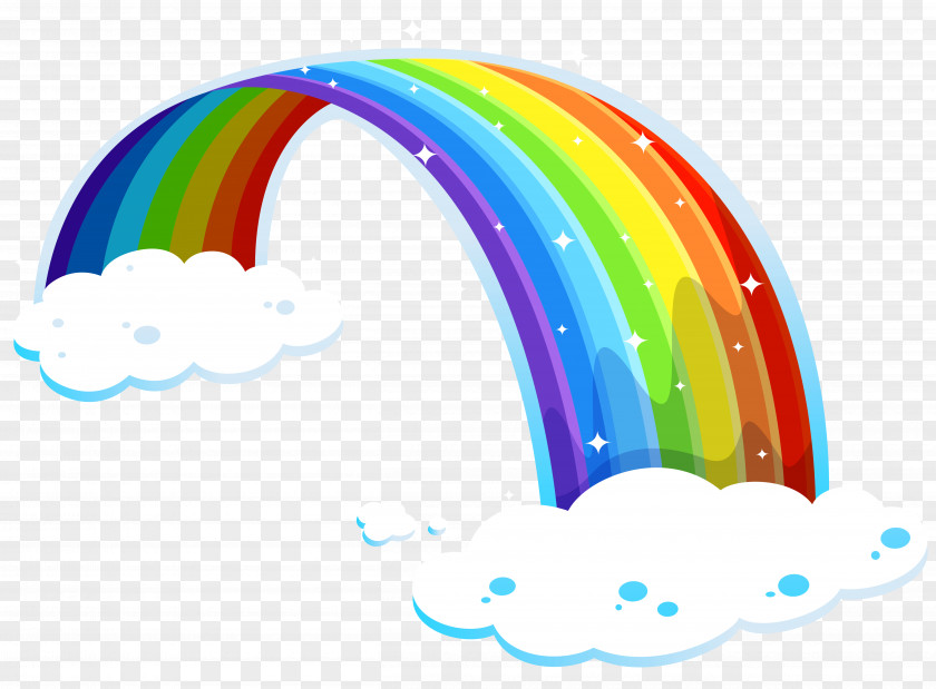 Rainbow With Clouds PNG Clipart Reese's Peanut Butter Cups Light Color Illustration PNG