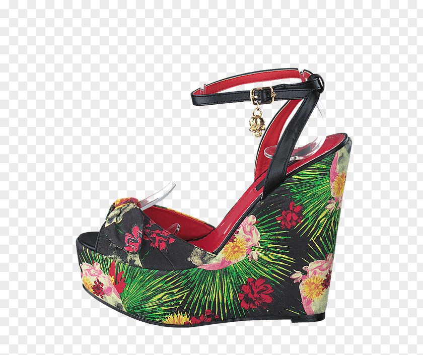 Sandal High-heeled Shoe Magenta PNG