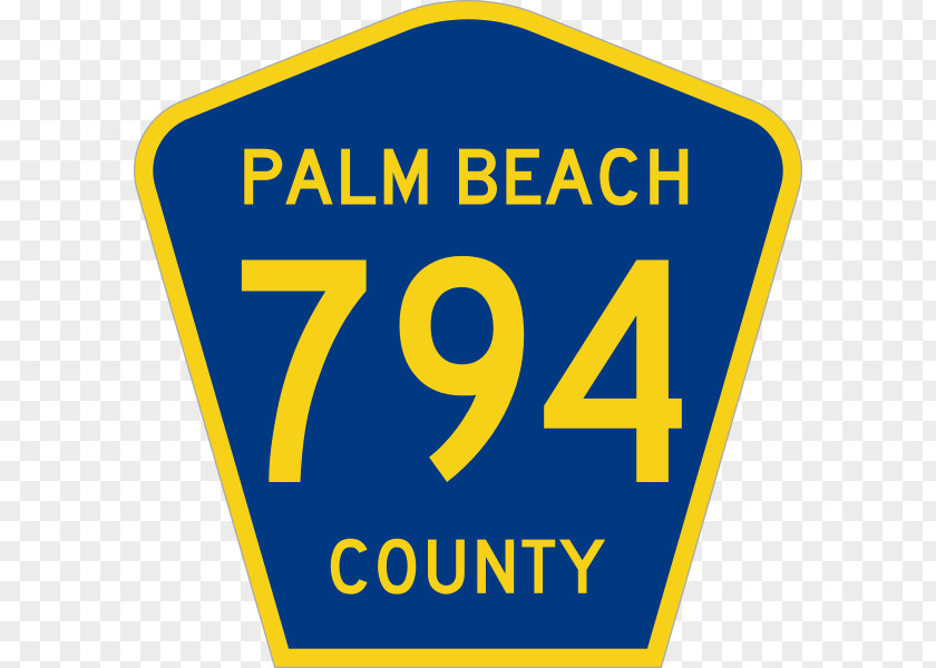 Beach Palm Baldwin County, Alabama Traffic Sign US County Highway Shield Road PNG