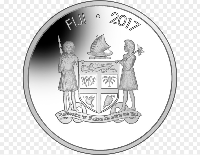 Beautifully Shield Fijian Coin Crown Collared Lory PNG