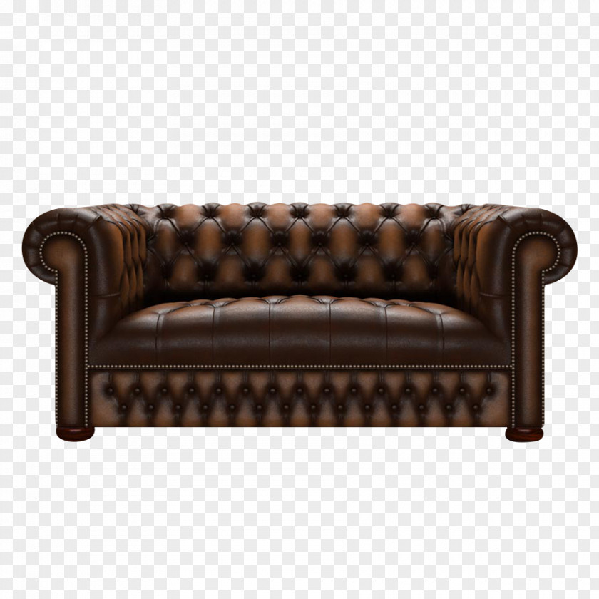 Chair Couch Chesterfield Furniture Leather PNG