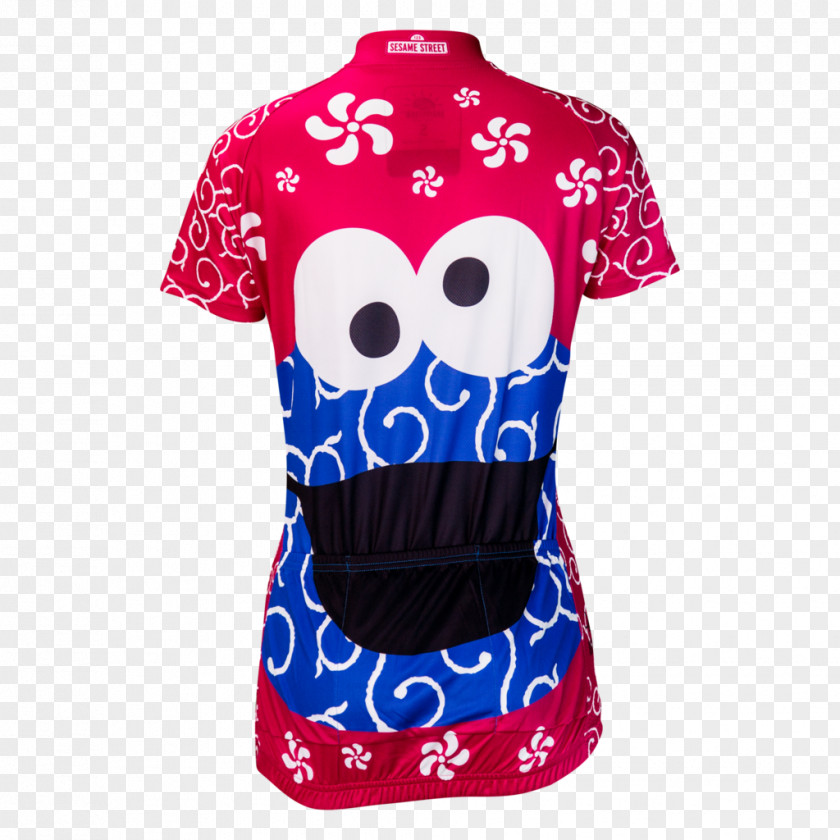 Cookie Monster T-shirt Clothing Cycling Jersey PNG