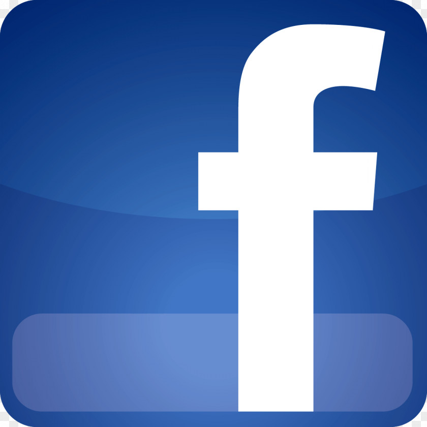 Glassy Facebook Logo Blue Destin Clip Art PNG