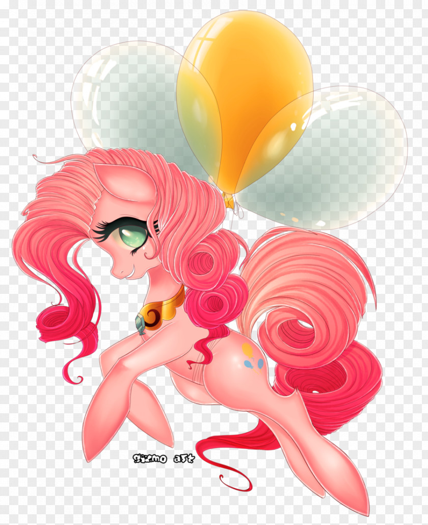 Painting Pinkie Pie Pony Fan Art PNG
