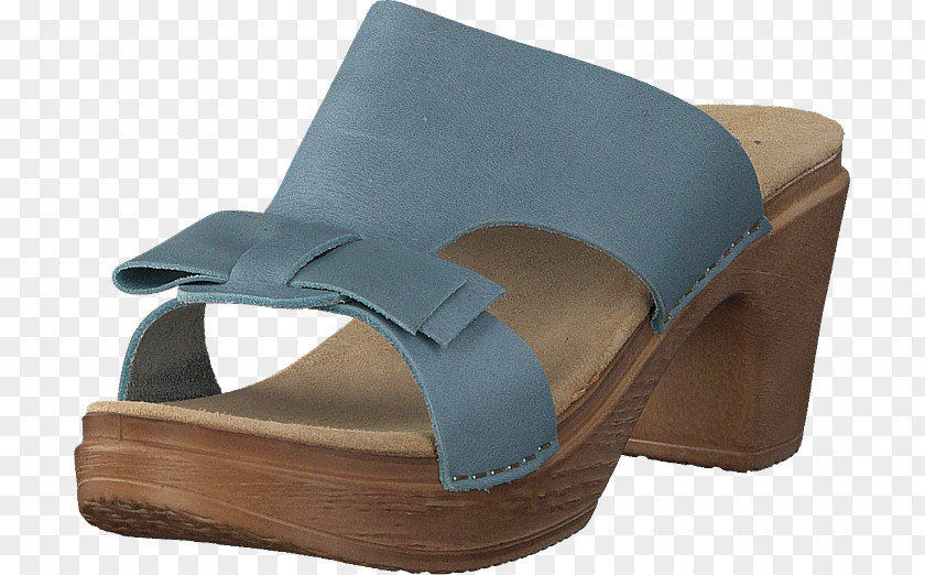 Sandal Clog Slipper Blue Shoe PNG