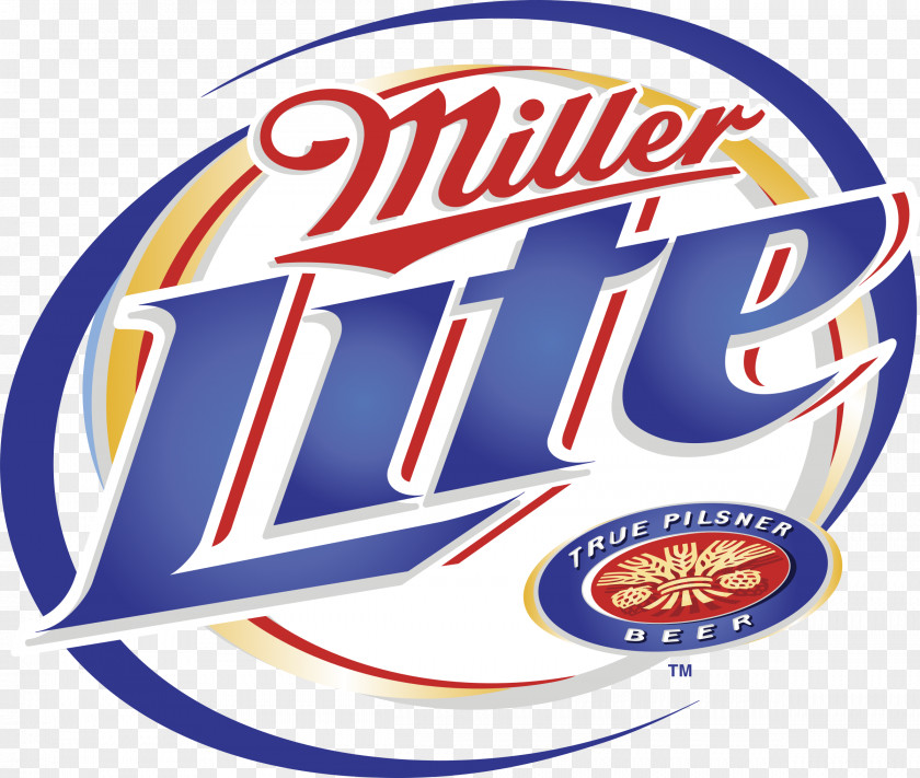 1975 Transparent Miller Lite Brewing Company Beer Logo PNG