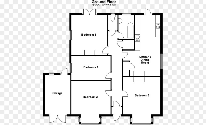 Bed Floor Plan House Storey Bedroom PNG