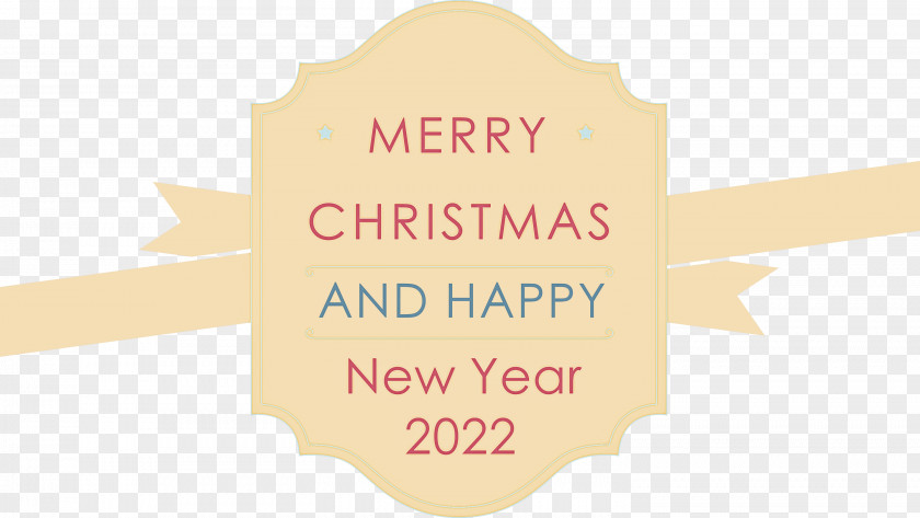 Merr Christmas Happy New Year 2022 PNG