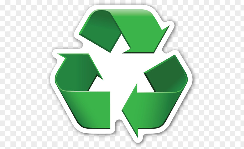 Recycling Codes Symbol Paper Reclaimed Water Emoji PNG
