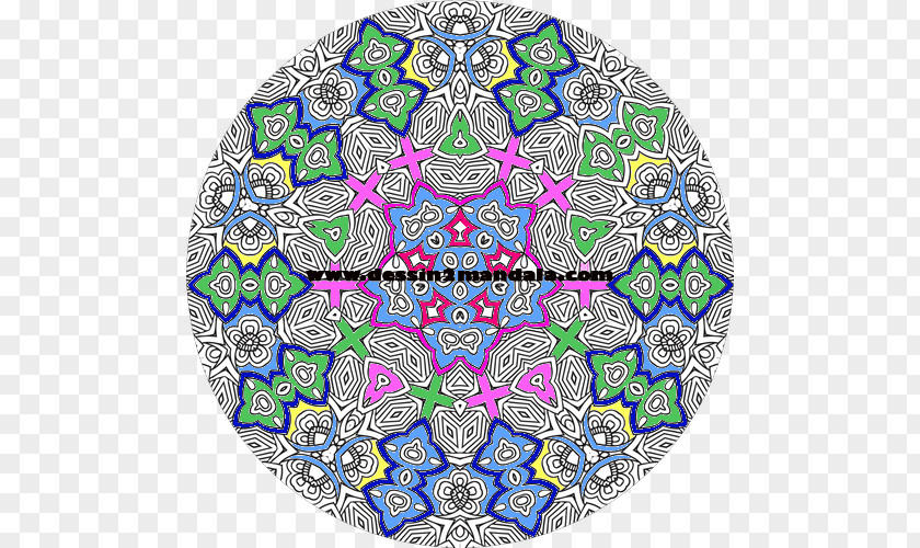 Circle Kaleidoscope Visual Arts Symmetry Pattern PNG