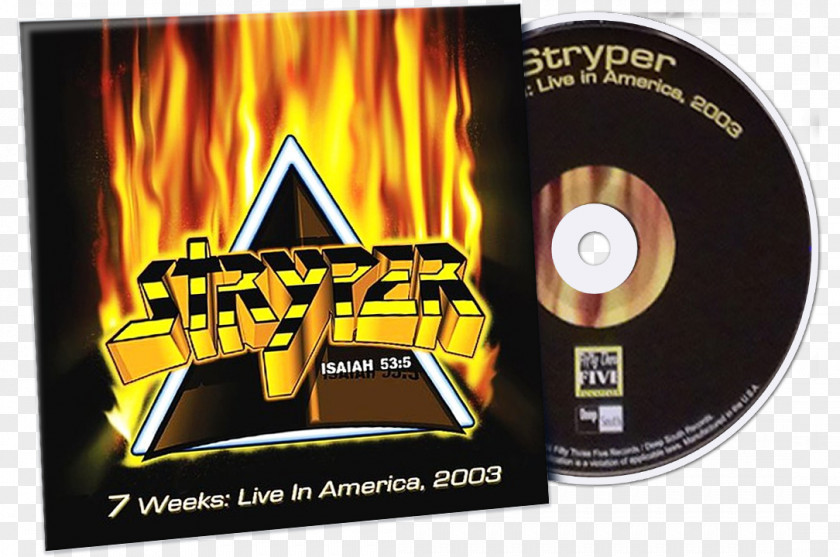 Hard Rock 7 Weeks: Live In America, 2003 7: The Best Of Stryper Album Heavy Metal PNG