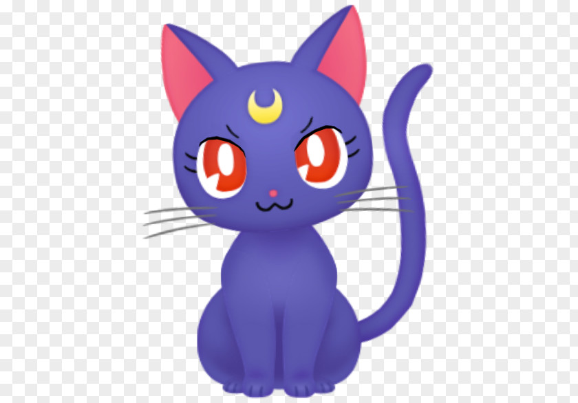 Sailor Bear Whiskers Kitten Black Cat Domestic Short-haired Luna PNG