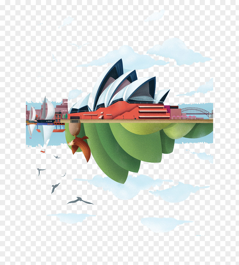 Sydney Opera House Poster Graphic Design Creativity Idea PNG